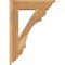 Ekena Millwork Olympic Traditional Rough Sawn Bracket, Western Red Cedar, 4"W x 20"D x 28"H BKT04X20X28OLY01RWR - alternate 3
